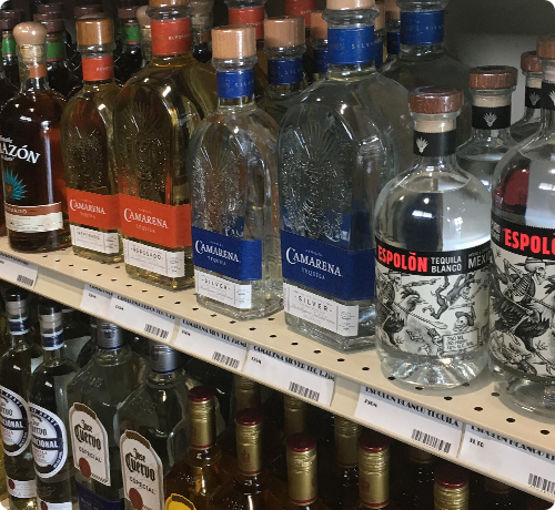 assorted liquors